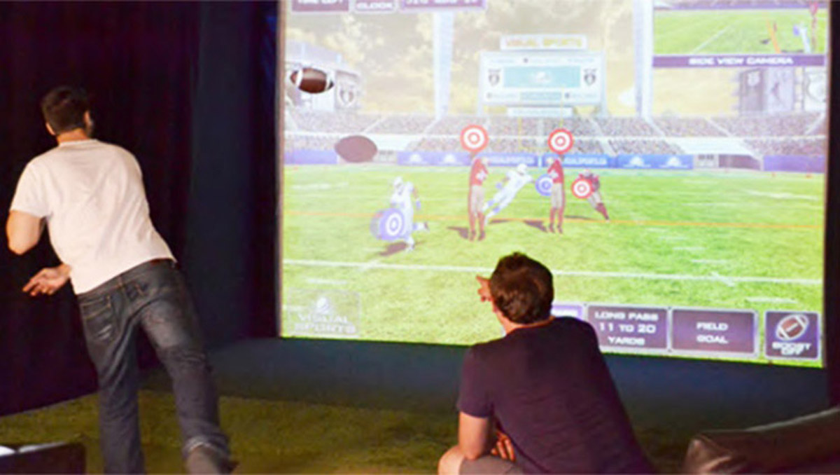 AR戒毒虚拟橄榄球挑战赛体验